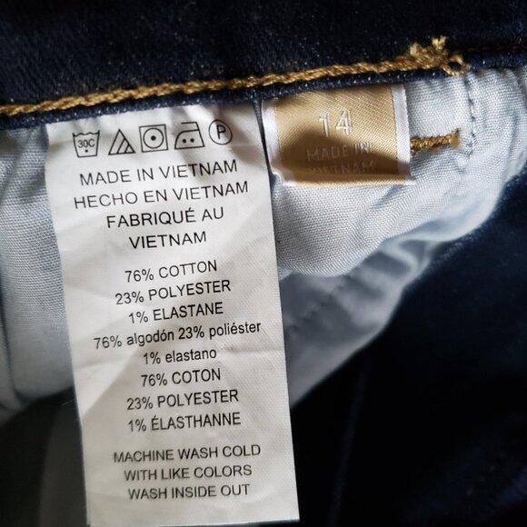 NWT - Michael Kors Women's Selma Bootcut Jeans - Size 14 - Picture 3 of 6